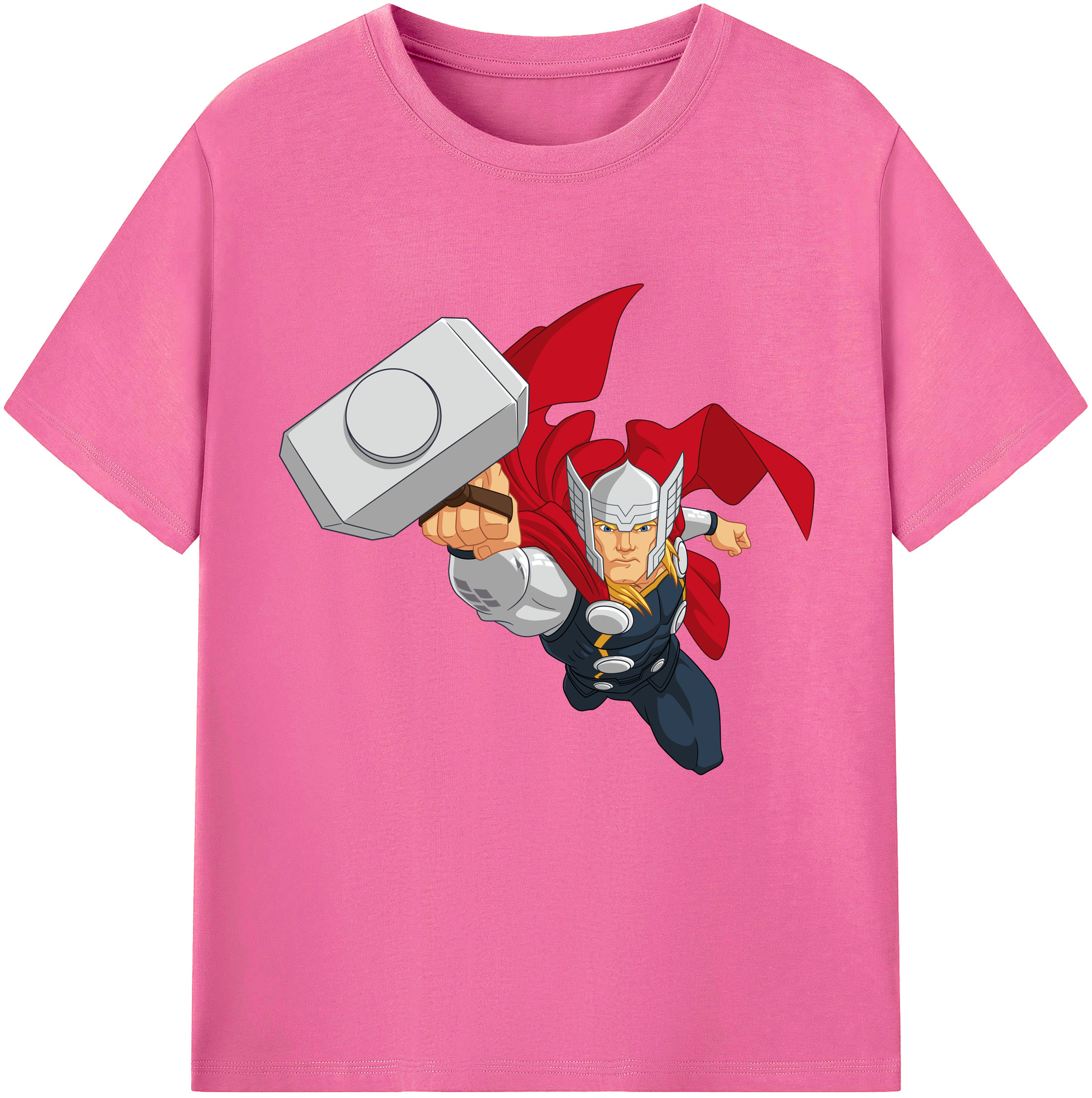 （画像用） アベンジャーズ The Avengers レディースカジュアルプリントTシャツ（綿100％）